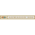 Cessna Agwagon 300 Aircraft Decal/Sticker 1 1/2''h x 12''w!